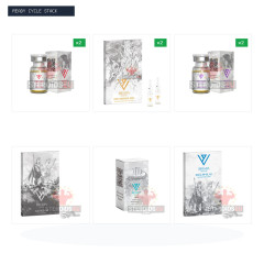 Advanced Clean Bulk Stack: Testosterone Enanthate + Primobolan + Dihydroboldenone (DHB) + HCG + PCT (Driada)