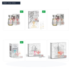 Pro Blast & Cruise Protocol (18 Weeks): Testos (30 ml) + Dihydroboldos (DHB) + Trenentos + HCG 10,000 IU + Cruise Shield (Driada)