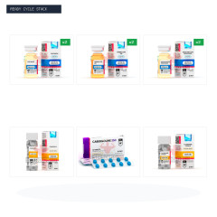 Pro Tri-Tren Cut Stack: Sustanon 250 + Trenbolone Mix 150 + Masteron + Winstrol + Cabergoline + PCT (Hilma Biocare)