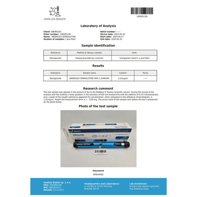 Semaglutide Στυλό (Pen) 4 mg – Driada Medical